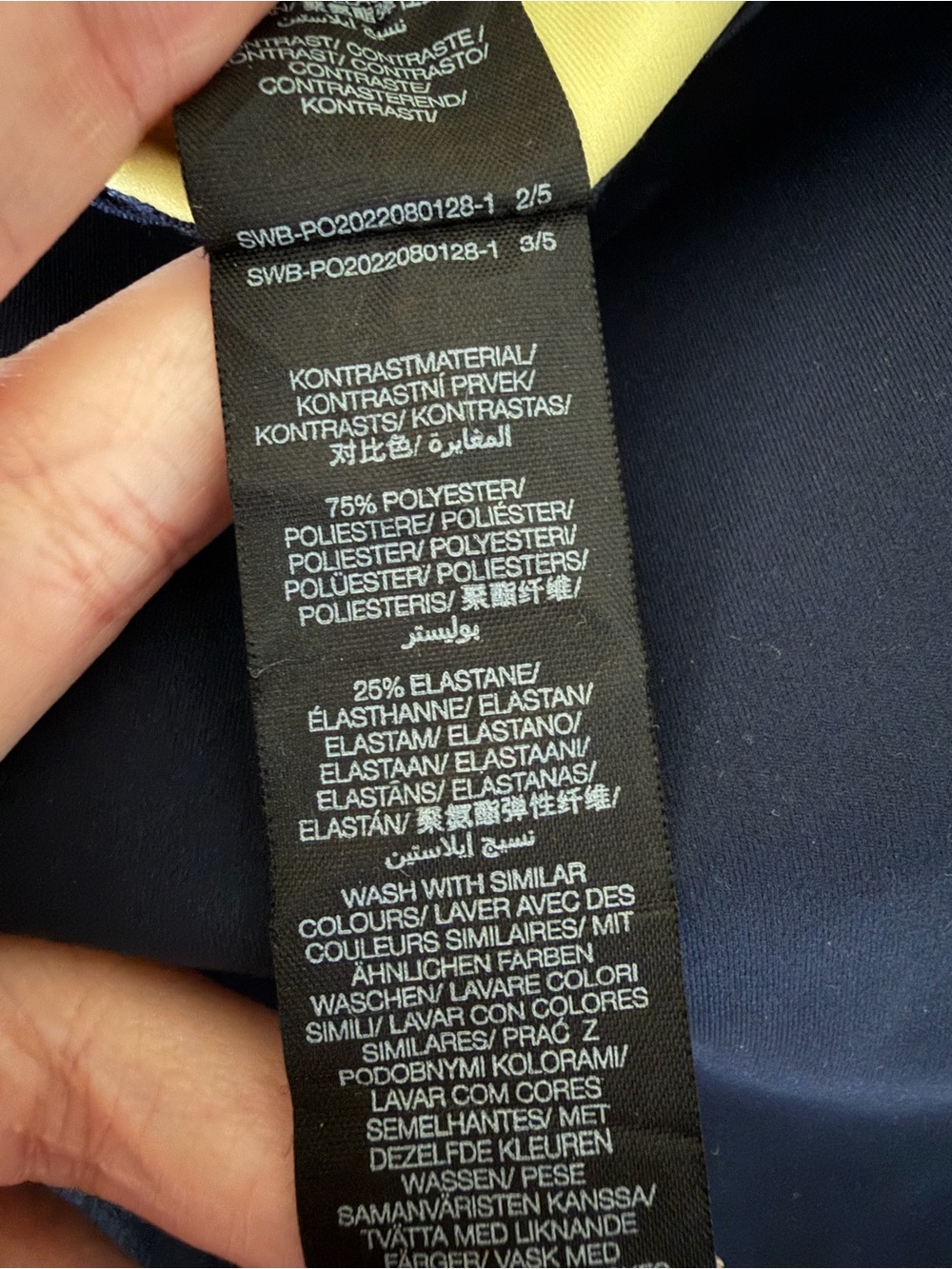 Sweaty Betty Power 7/8 Colorblock Stretch-Jersey Sculpting High Waist Leggings 6 - Picture 6 of 9
